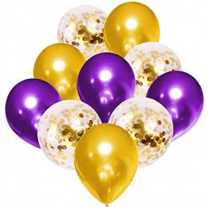 Набор воздушных шаров с конфетти 018 (30 см - 10 шт)